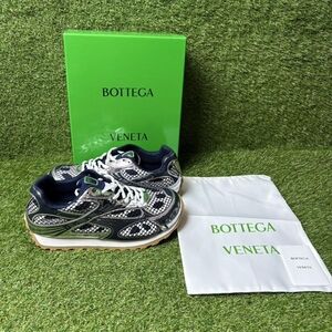 Bottega Veneta Orbit Green and Black Athletic Shoes